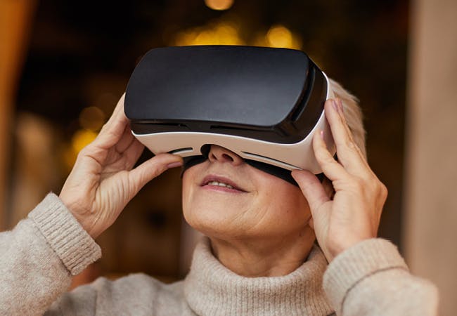 Tilpassning med VR-brille